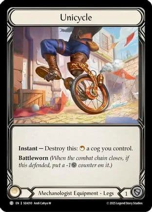 Unicycle — High Seas Flesh and Blood card by Andi Cahyo W