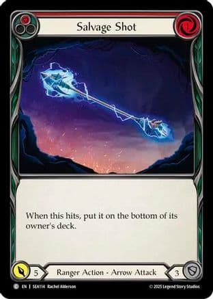 Salvage Shot (Red) — High Seas Flesh and Blood card by Rachel Alderson