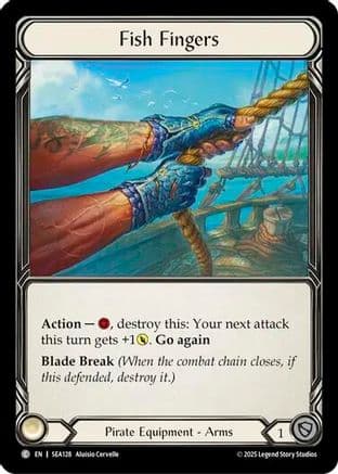 Fish Fingers — High Seas Flesh and Blood card by Aluísio Cervelle