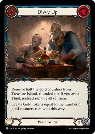 Divvy Up — High Seas Flesh and Blood card by Jeffrey Yonathan