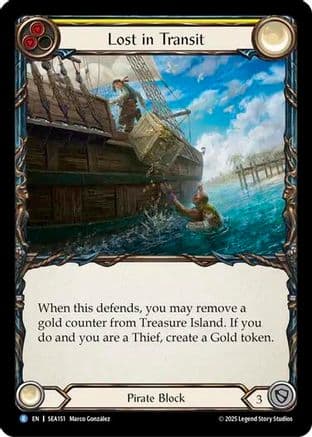 Lost in Transit — High Seas Flesh and Blood card by Marco Gonzalez