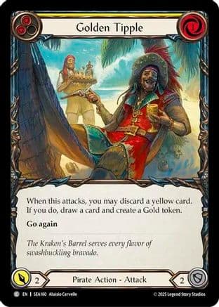 Golden Tipple (Yellow) — High Seas Flesh and Blood card by Aluísio Cervelle