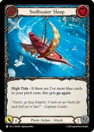 Swiftwater Sloop (Blue) — High Seas Flesh and Blood card by Arghawana Rim