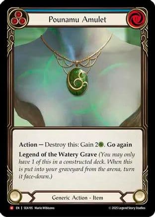 Pounamu Amulet — High Seas