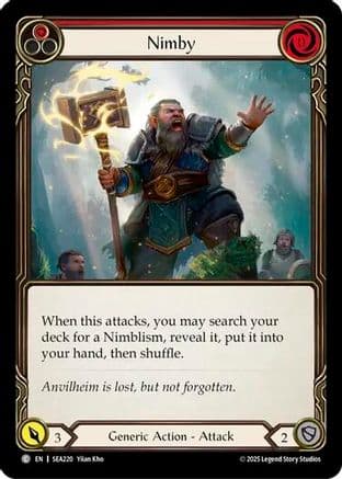 Nimby (Red) — High Seas Flesh and Blood card by Yilan Kho