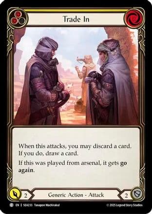 Trade In (Yellow) — High Seas Flesh and Blood card by Tanapon Wachirakul
