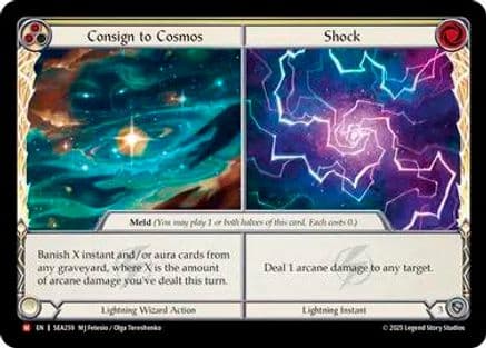 Consign to Cosmos // Shock — High Seas Flesh and Blood card by MJ Fetesio