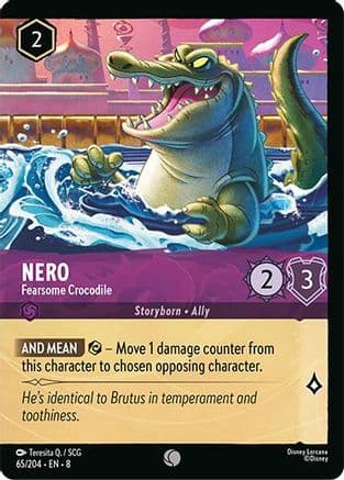Nero - Fearsome Crocodile (Foil) — Reign of Jafar