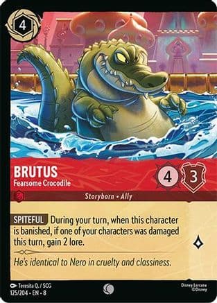 Brutus - Fearsome Crocodile (Foil) — Reign of Jafar
