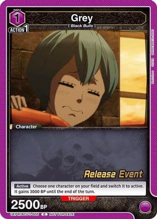 Grey (005) — UE08BT: Black Clover Release Event Cards