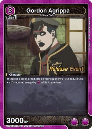 Gordon Agrippa — UE08BT: Black Clover Release Event Cards