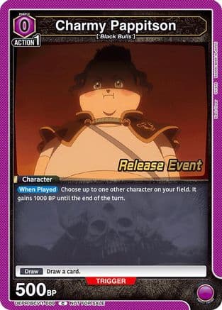 Charmy Pappitson (009) — UE08BT: Black Clover Release Event Cards