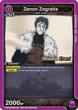 Zenon Zogratis (020) — UE08BT: Black Clover Release Event Cards
