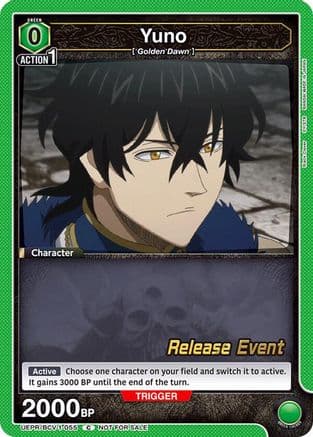 Yuno (055) — UE08BT: Black Clover Release Event Cards