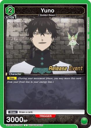 Yuno (056) — UE08BT: Black Clover Release Event Cards