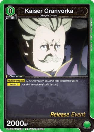 Kaiser Granvorka — UE08BT: Black Clover Release Event Cards