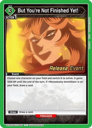 But You're Not Finished Yet! — UE08BT: Black Clover Release Event Cards