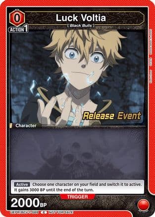Luck Voltia (089) — UE08BT: Black Clover Release Event Cards