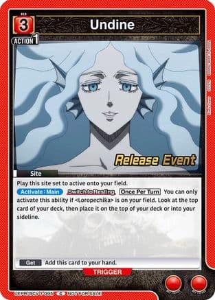 Undine — UE08BT: Black Clover Release Event Cards