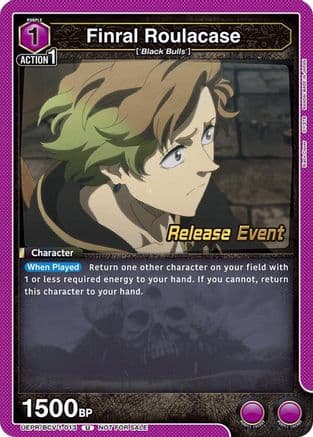 Finral Roulacase (013) — UE08BT: Black Clover Release Event Cards