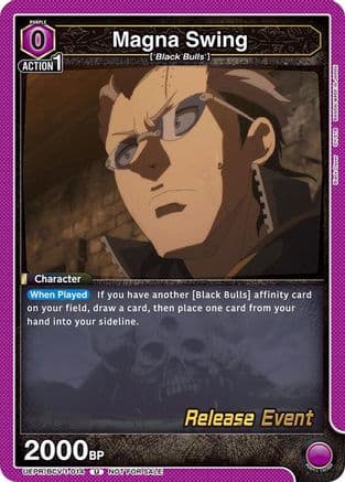 Magna Swing — UE08BT: Black Clover Release Event Cards