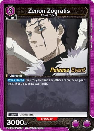 Zenon Zogratis (022) — UE08BT: Black Clover Release Event Cards