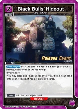 Black Bulls' Hideout — UE08BT: Black Clover Release Event Cards