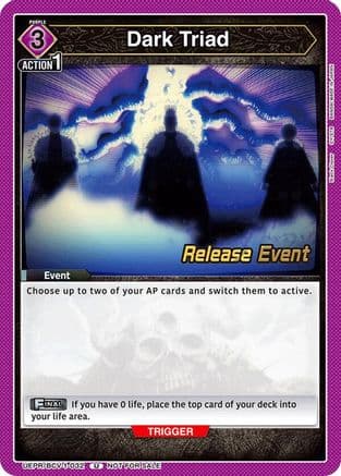 Dark Triad — UE08BT: Black Clover Release Event Cards
