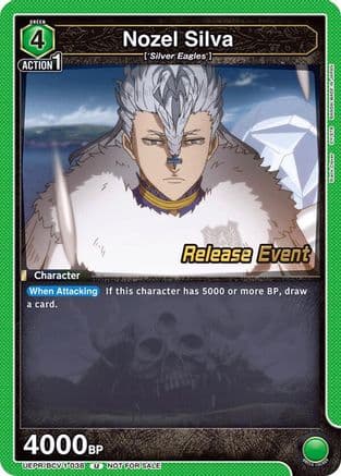 Nozel Silva — UE08BT: Black Clover Release Event Cards