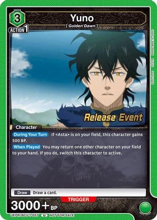 Yuno (057) — UE08BT: Black Clover Release Event Cards