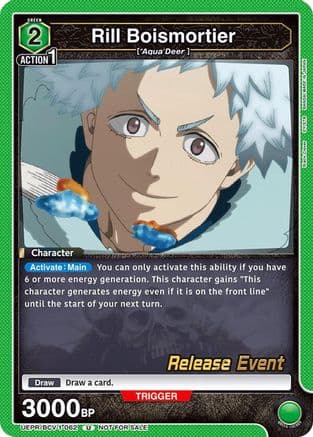 Rill Boismortier — UE08BT: Black Clover Release Event Cards