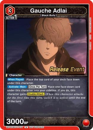 Gauche Adlai (077) — UE08BT: Black Clover Release Event Cards