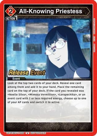 All-Knowing Priestess — UE08BT: Black Clover Release Event Cards