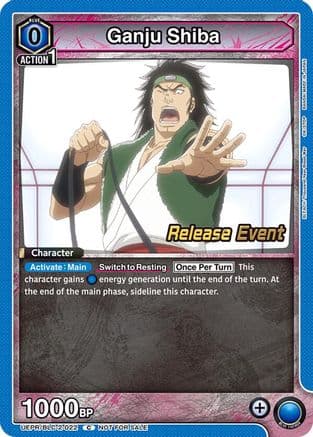 Ganju Shiba — UEX01BT: BLEACH: Thousand-Year Blood War Vol.2 Release Event Cards Union Arena card by BANDAI