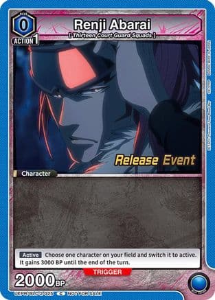 Renji Abarai (025) — UEX01BT: BLEACH: Thousand-Year Blood War Vol.2 Release Event Cards