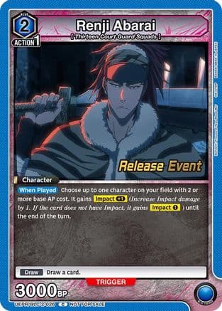 Renji Abarai (026) — UEX01BT: BLEACH: Thousand-Year Blood War Vol.2 Release Event Cards