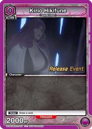 Kirio Hikifune — UEX01BT: BLEACH: Thousand-Year Blood War Vol.2 Release Event Cards