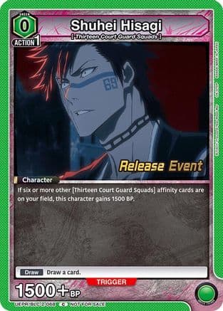 Shuhei Hisagi — UEX01BT: BLEACH: Thousand-Year Blood War Vol.2 Release Event Cards