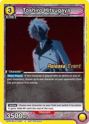 Toshiro Hitsugaya (005) — UEX01BT: BLEACH: Thousand-Year Blood War Vol.2 Release Event Cards