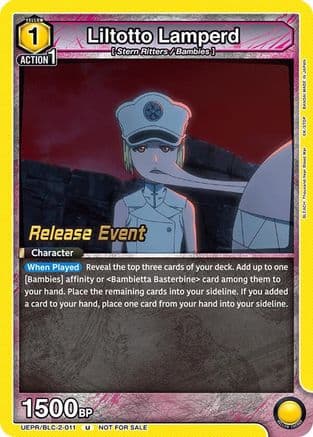 Liltotto Lamperd — UEX01BT: BLEACH: Thousand-Year Blood War Vol.2 Release Event Cards