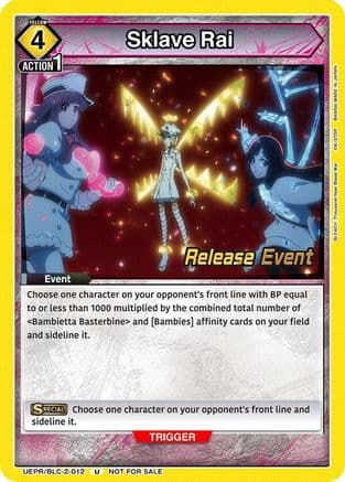 Sklave Rai — UEX01BT: BLEACH: Thousand-Year Blood War Vol.2 Release Event Cards