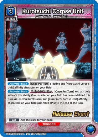 Kurotsuchi Corpse Unit — UEX01BT: BLEACH: Thousand-Year Blood War Vol.2 Release Event Cards