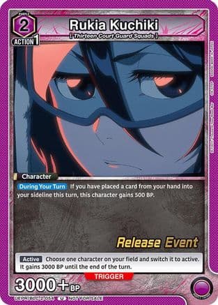 Rukia Kuchiki (054) — Union Arena card
