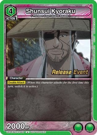 Shunsui Kyoraku — UEX01BT: BLEACH: Thousand-Year Blood War Vol.2 Release Event Cards