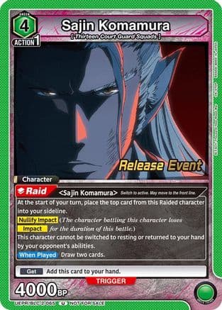 Sajin Komamura — UEX01BT: BLEACH: Thousand-Year Blood War Vol.2 Release Event Cards