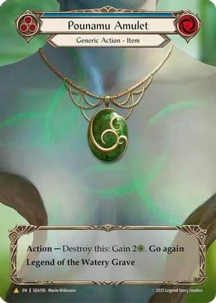 Pounamu Amulet (Treasure) — High Seas