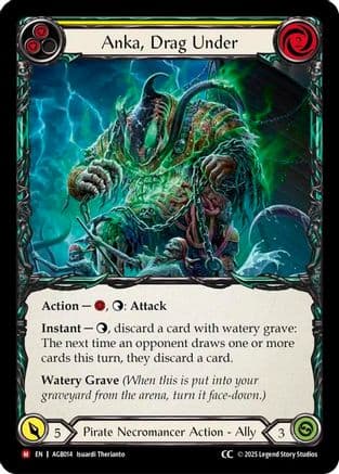 Anka, Drag Under (CC Tag) — Armory Deck: Gravy Bones Flesh and Blood card by Isuardi Therianto
