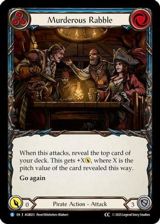 Murderous Rabble (CC Tag) — Armory Deck: Gravy Bones Flesh and Blood card by Fiorentino Glauben