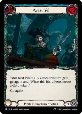 Avast Ye! (CC Tag) — Armory Deck: Gravy Bones Flesh and Blood card by Daniel Jiménez