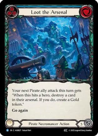 Loot the Arsenal (CC Tag) — Flesh and Blood card